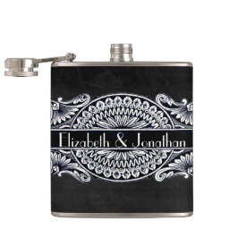  Art Nouveau Wedding Heupfles