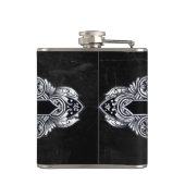 Art Nouveau Wedding Heupfles (Achterkant)