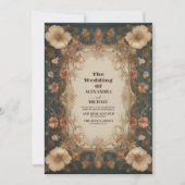  Art Nouveau Wedding Kaart (Voorkant)