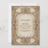  Art Nouveau Wedding Kaart (Voorkant)