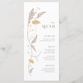 Art Nouveau Wedding Menu (Voorkant)