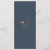 Art Nouveau Wedding Menu (Achterkant)