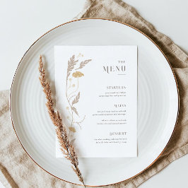  Art Nouveau Wedding Menu