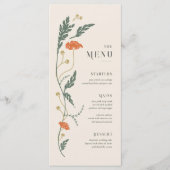 Art Nouveau Wedding Menu (Voorkant)
