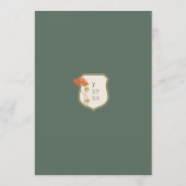  Art Nouveau Wedding Menu (Achterkant)