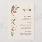  Art Nouveau Wedding Menu (Voorkant)