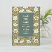 Art Nouveau Wedding Save The Date (Staand voorkant)