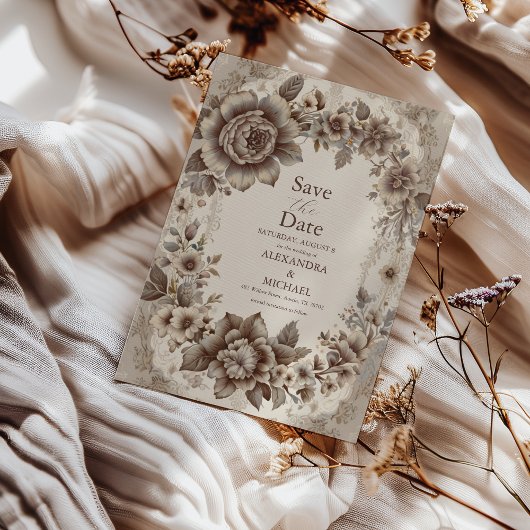  Art Nouveau Wedding Save The Date