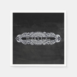  Art Nouveau Wedding Servetten