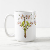 Art Nouveau Whimsical Blooms Koffiemok (Links)