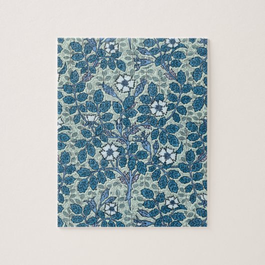 Art Nouveau, Wild Roos Flowers in tuin Legpuzzel (Verticaal)