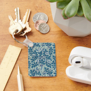  Art Nouveau, Wild Roos Flowers in tuin Sleutelhanger