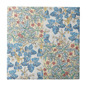 Art Nouveau Wilde Ooievaarsbek Bloemmotief uit het Tegeltje