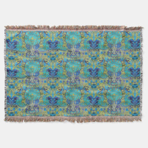 Art Nouveau William Morris 1960s Mod Retro 1970s Deken