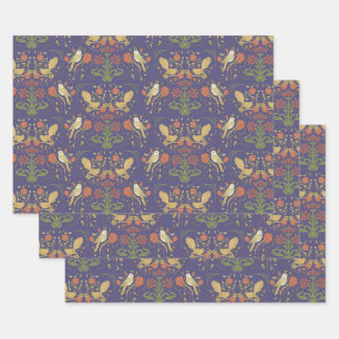 Art Nouveau William Morris Geïnspireerd Giftwrap Inpakpapier Vel