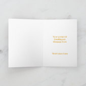 Art Nouveau William Morris Kerstvakantie Kaart (Binnen)