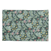 Art nouveau William Morris Leicester Flowers Folia Kussensloop (Achterkant-Links)