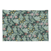 Art nouveau William Morris Leicester Flowers Folia Kussensloop (Achterkant-Rechts)