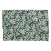 Art nouveau William Morris Leicester Flowers Folia Kussensloop (Voorkant-Links)