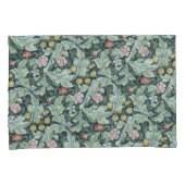 Art nouveau William Morris Leicester Flowers Folia Kussensloop (Voorkant-Rechts)