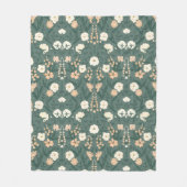 Art Nouveau William-Morris Patroon Fleece Deken (Voorkant)