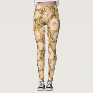 Art Nouveau William-Morris Patroon Leggings