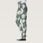 Art Nouveau William-Morris Patroon Leggings (Links)