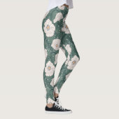 Art Nouveau William-Morris Patroon Leggings (Rechts)