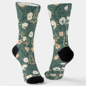Art Nouveau William-Morris Patroon Sokken (Gebogen)