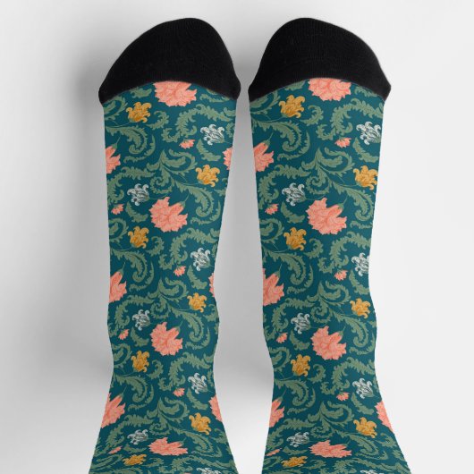 Art Nouveau William-Morris Patroon Sokken (Top)
