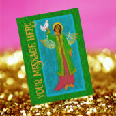 Art Nouveau William Morris Retro Kerst Kaart