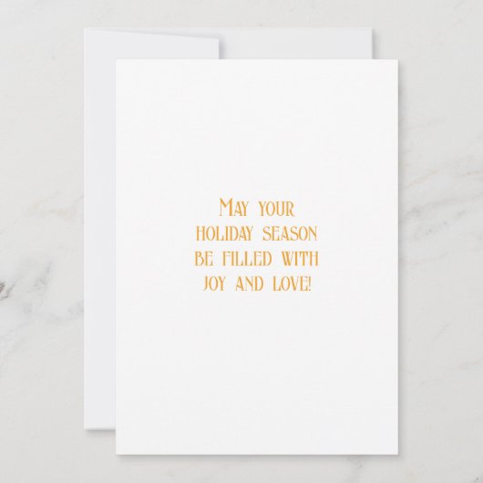 Art Nouveau William Morris Scottie Kerstmis Kaart (Achterkant)