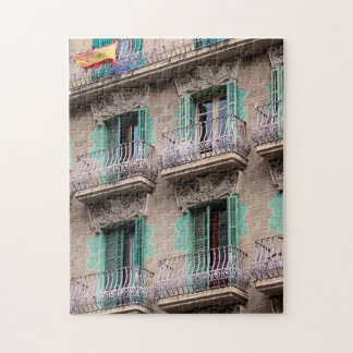 Art Nouveau Windows - Barcelona, Spanje Legpuzzel