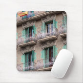 Art Nouveau Windows - Barcelona, Spanje Muismat (Met muis)