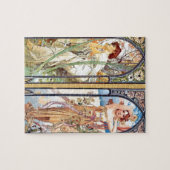 Art Nouveau Windows Legpuzzel (Horizontaal)