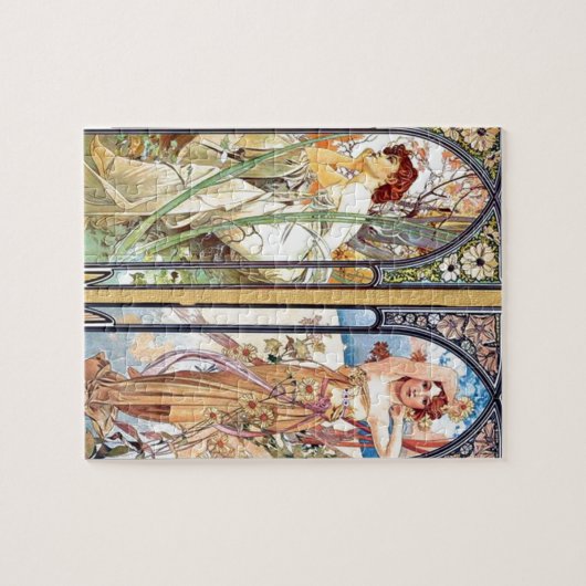 Art Nouveau Windows Legpuzzel (Horizontaal)