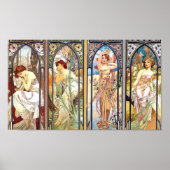 Art Nouveau Windows Poster (Voorkant)
