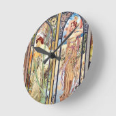 Art Nouveau Windows Ronde Klok (Hoek)