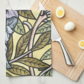 Art nouveau wisteria flower pattern   theedoek (Quarter Fold)