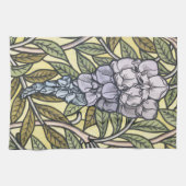 Art nouveau wisteria flower pattern   theedoek (Horizontaal)