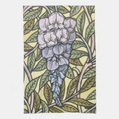 Art nouveau wisteria flower pattern   theedoek (Verticaal)