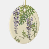 Art nouveau wisteria keramisch ornament (Rechts)