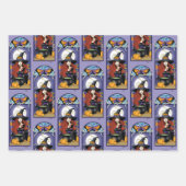 Art Nouveau Witch Inpakpapier Vel (Voorkant 3)