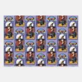 Art Nouveau Witch Inpakpapier Vel (Voorkant 2)