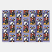 Art Nouveau Witch Inpakpapier Vel (Voorkant)