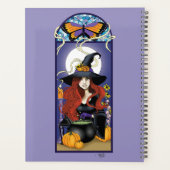 Art Nouveau Witch Planner (Achterkant)