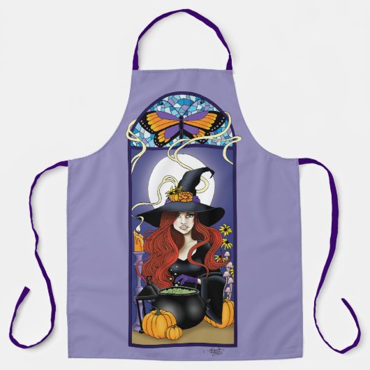 Art Nouveau Witch Schort (Voorkant)