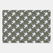 Art Nouveau Witte Duif Liefde Inpakpapier Vel (Voorkant 2)