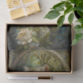 Art Nouveau Witte Tijger Tissuepapier (Geschenk)