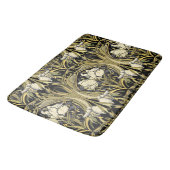 Art Nouveau Witte Tulpen Badmat (Gekanteld)